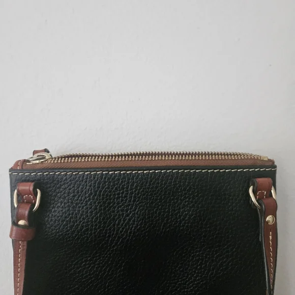 Dooney & Bourke Pebble Grain Leather Crossbody Bag | Adjustable Strap - Picture 8 of 10